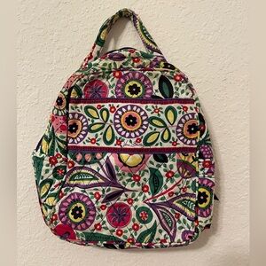Vera Bradley floral quilted multicolored lunch bag